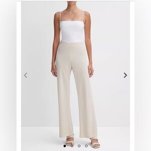 High-Waist Crepe Bias Pant